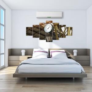 Obraz - Nádražní hodiny (210x100 cm)