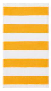 LIVARNO home Prémiový froté ručník, 50 x 100 cm, 500 g/m2, 2 kusy (žlutá/bílá) (100374739001)