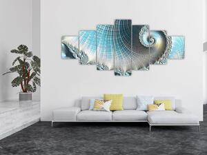 Obraz texturované spirály (210x100 cm)