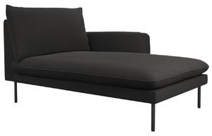 -25 % Dny MOMENTI– Cosmopolitan Design Černá bouclé lenoška Vienna 170 cm, pravá