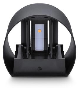 Brilagi - LED Venkovní nástěnné svítidlo RONDO LED/6W/230V černá IP54
