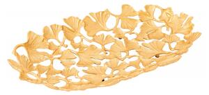 Massive home | Mísa dekorační GINGKO LEAFS 50x30 CM zlatá