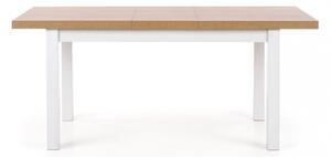 Halmar jídelní stůl TIAGO, rozkládací + barevné provedení bílá / dub sonoma