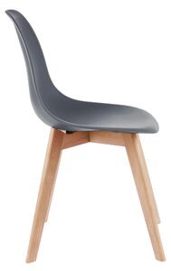 Jídelní židle Elementary Leitmotiv* (Barva-čedá+ dřevěné bukové nohy)