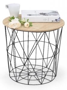 Halmar konferenční stolek MARIFFA + barevné provedení přírodní, černá