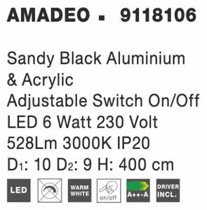 LED nástěnné svítidlo Amadeo