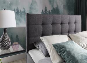 Eltap postel Inez, boxspring + rozměr: 160 x 200 cm, potahový materiál: SOFT 017 - bílá eko-kůže