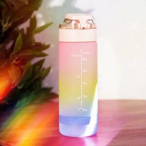 HOMLA Láhev Ombre růžová a modrá 700 ml