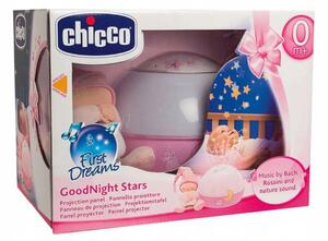 Dětská noční lampička s projektorem Chicco First Dreams Barva: růžová
