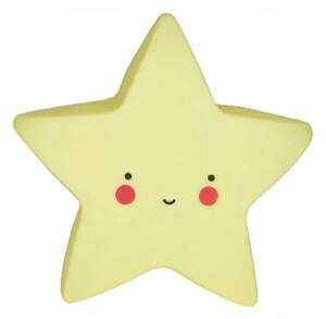 Vulpi Dětská dekorační lampička Cute Star žlutá