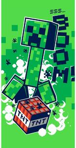 Jerry Fabrics Osuška Minecraft Boom, 70 x 140 cm