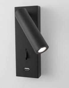 Moderní nástěnné svítidlo Fuse 6 černé