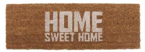 Rohožka Home Sweet Home Present Time (Barva- hnědá, bílý nápis)