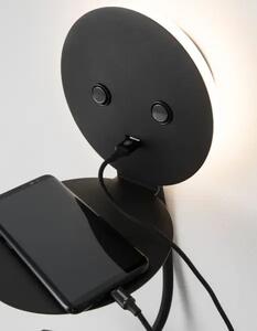 Moderní nástěnné svítidlo Eclip 15 černé