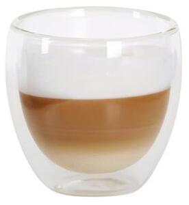 Skleněný hrnek Cappuccino TORO dvojité borosilikátové sklo 280ml