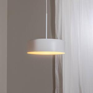 BEGA Závěsné svítidlo LED Studio Line, Ø 36 cm, bílo-zlaté, DALI, stmívatelný, Bílá / opál, Obývací pokoj / jídelna, Hliník