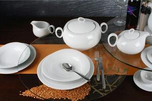 MĚLKÝ TALÍŘ, keramika, 28 cm Seltmann Weiden - Jídelní talíře