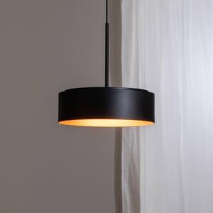 BEGA LED závěsná lampa Studio Line Ø 36 cm černá-měděná DALI, stmívatelný, Černá, Obývací pokoj / jídelna, Hliník