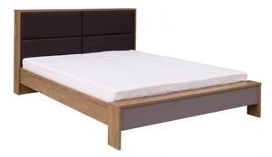 Maridex postel LATIKA + barevné varianty šedá / dub burgundský