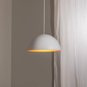 BEGA Závěsné svítidlo LED Studio Line 50996, bílá/měď, Ø 35 cm, stmívatelný, Bílá / opál, Obývací pokoj / jídelna, Hliník