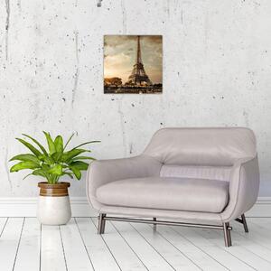 Obraz - Eiffelova věž, Paříž, Francie (30x30 cm)