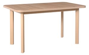 Drewmix Jídelní stůl WENUS 2 P + deska stolu bílá, nohy stolu bílá