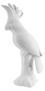 Keramická soška kakadu Cockatoo 23 cm Present Time (Barva- bílá)