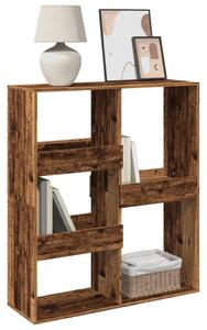 Dělicí stěna old wood 100 x 33 x 115 cm kompozitní dřevo