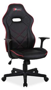 Kancelářská židle SIG630, černá/červená