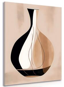 Obraz abstraktní tvary váza Varianta: 40x60