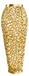 Noble Home Zlatá váza Abstract Leaf 90 cm