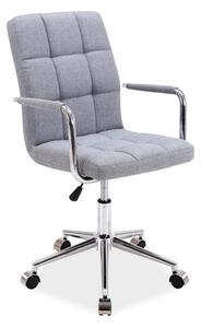 Šedá kancelářská židle Q-022