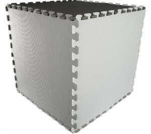 Vulpi Pěnová podložka na hraní Puzzle XXL 180x180 cm šedá/bílá/černá