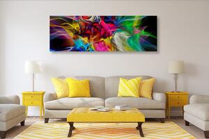Obraz abstraktní barevný chaos Varianta: 150x50