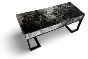 Luxusní taburet - lavice - Henrik slim sůl a pepř