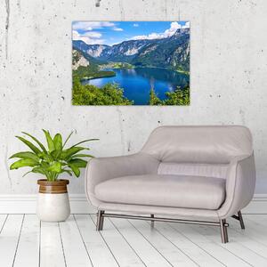 Obraz - Halštatské jezero, Hallstatt, Rakousko (70x50 cm)