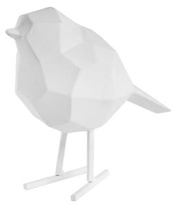 Soška ptáka bird small 17 cm bílý Present Time (Barva- bílá)