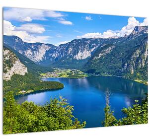 Obraz - Halštatské jezero, Hallstatt, Rakousko (70x50 cm)