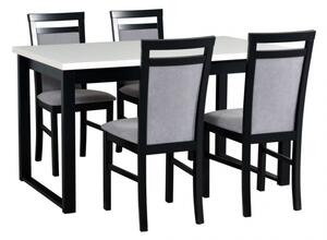 Drewmix jídelní židle MILANO 5 + dřevo: černá, potahový materiál: látka
