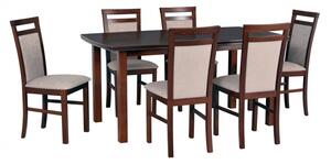 Drewmix jídelní židle MILANO 5 + dřevo: černá, potahový materiál: látka