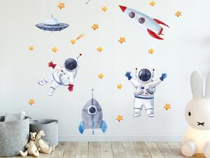 Vulpi Dětské samolepky na zeď Kosmos 100x50 cm