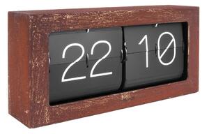 Nástěnné/stolní překlápěcí hodiny Boxed XL 37 cm Karlsson (Barva - kov imitace koroze)
