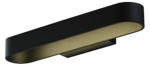 ACB Iluminacion Nástěnné LED svítidlo GALA, š. 43 cm, 20W, CRI90, CCT switch 2700-3000K Barva: Černá, Stmívání: ON/OFF