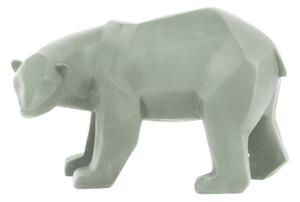 Soška Origami Bear Medvěd 28,5 cm L Present Time (Barva- šedá)