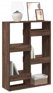 Knihovna hnědý dub 100 x 33 x 135 cm kompozitní dřevo 3309390