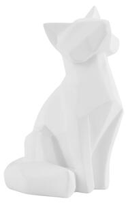 Soška Origami Fox liška 15 cm S Present Time (Barva- bílá)