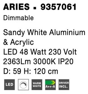 LED lustr Aries 59 bílé