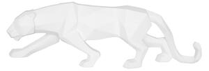 Soška Panter bílý Panther 48 cm Origami Present Time (Barva- matná bílá)