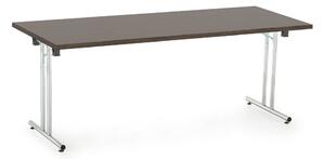 Kancelářský stůl Impress K 180x80 cm Barva: Tmavý ořech