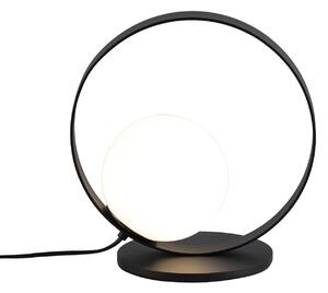 ACB Iluminacion Stolní LED lampa HALO, ⌀ 26 cm, 5W, CRI90, CCT switch 2700-3000K Barva: Černá, Stmívání: ON/OFF